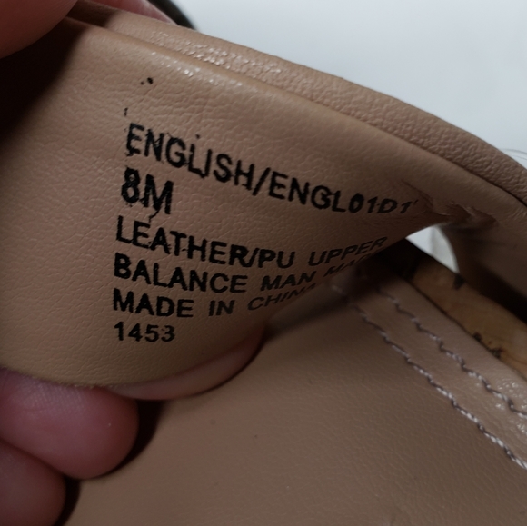 Steven-Steve Madden English Leather Sandels 8/9.5 - Picture 6 of 6